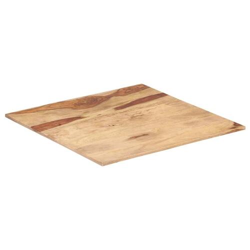 Bordplade 15-16 mm 80x80 cm massivt akacietræ