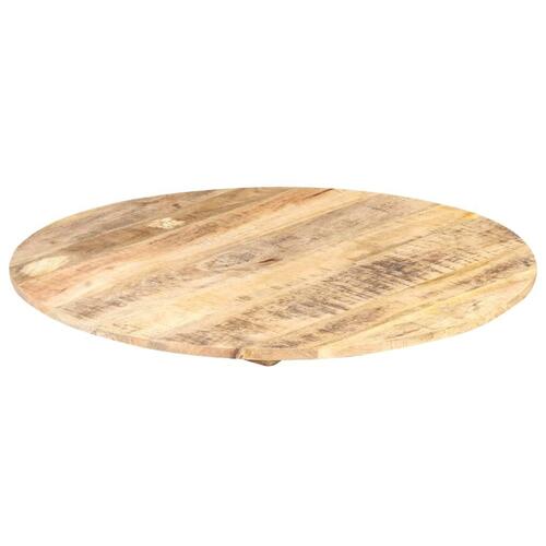 Bordplade 15-16 mm rund 40 cm massivt mangotræ