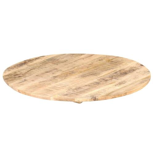 Bordplade 15-16 mm rund 40 cm massivt mangotræ