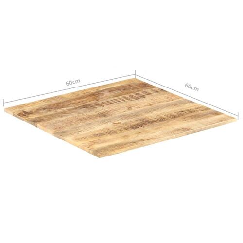 Bordplade 15-16 mm 60x60 cm massivt mangotræ