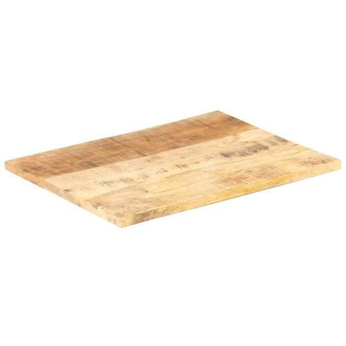 Bordplade 25-27 mm 80x70 cm massivt mangotræ