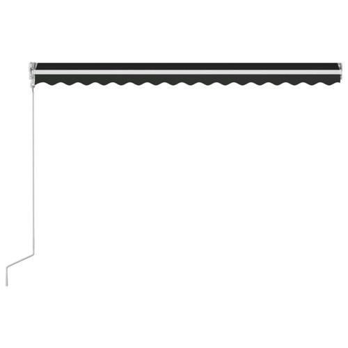 Foldemarkise automatisk betjening 400 x 300 cm antracitgrå