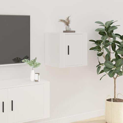 Væghængte tv-skabe 2 stk. 40x34,5x40 cm hvid