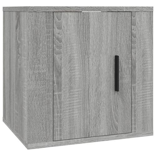 Væghængte tv-skabe 2 stk. 40x34,5x40 cm grå sonoma