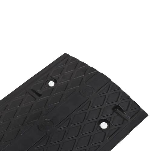Vejbump 97x32,5x4 cm gummi gul og sort