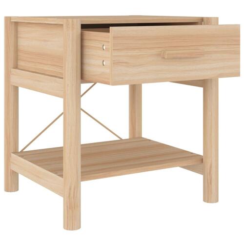 Sengebord 42x38x45 cm konstrueret træ
