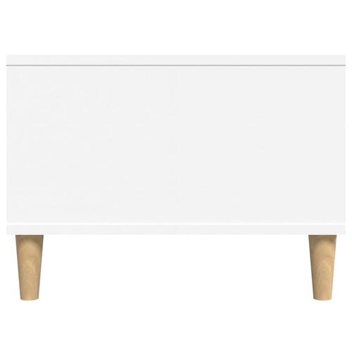 Sofabord 90x50x36,5 cm konstrueret træ hvid