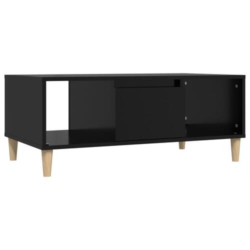 Sofabord 90x50x36,5 cm konstrueret træ sort
