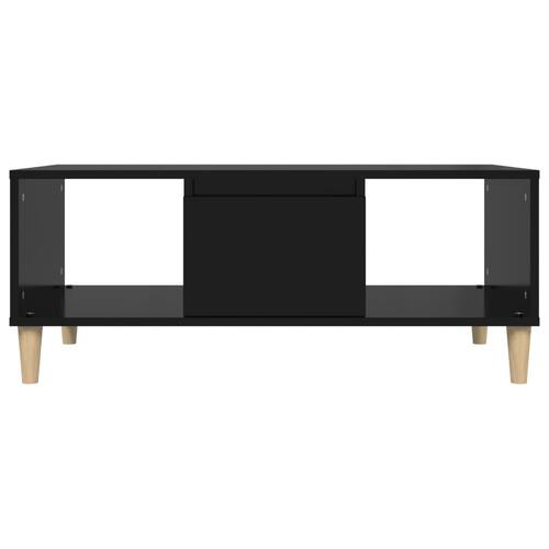 Sofabord 90x50x36,5 cm konstrueret træ sort