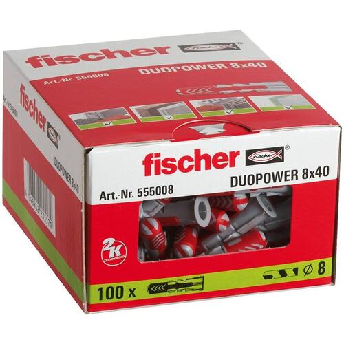 Rawlplugs Fischer 8 x 40 mm 100 enheder