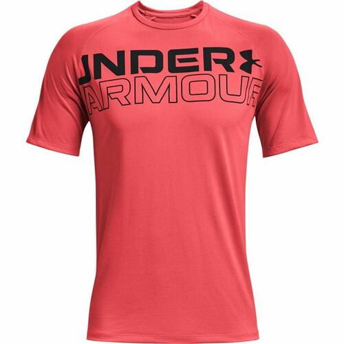 Kortærmet T-shirt til Mænd Under Armour Tech 2.0 Rød L