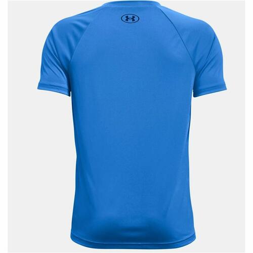 Kortærmet T-shirt til Børn Under Armour Tech Hybrid Blå L
