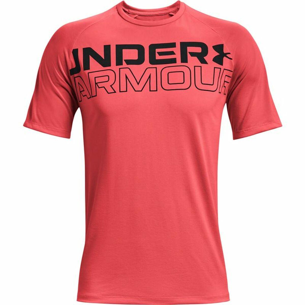 Kortærmet T-shirt til Mænd Under Armour Tech 2.0 Rød M
