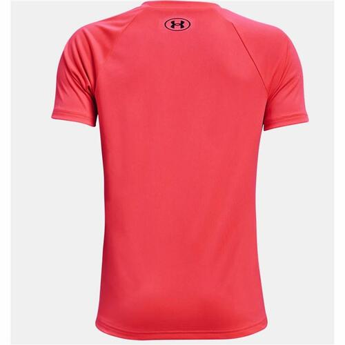 Kortærmet T-shirt til Børn Under Armour Tech Hybrid Rød S