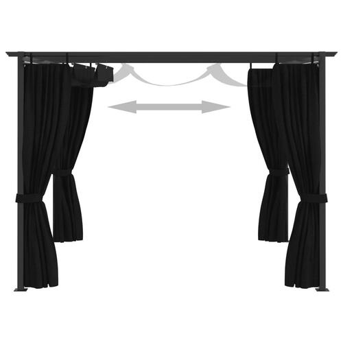 Pavillon 4x3 m antracitgrå