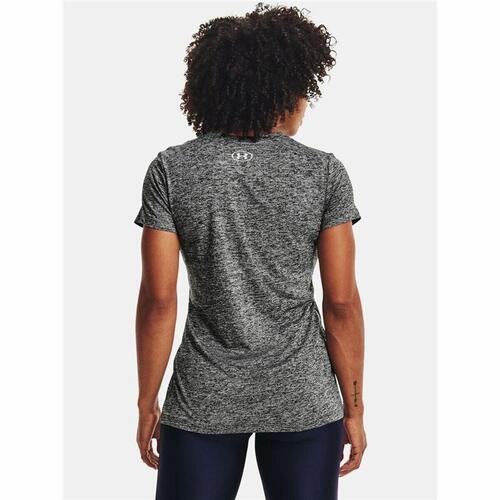 Kortærmet T-shirt til Kvinder Under Armour Tech Twist Grå S