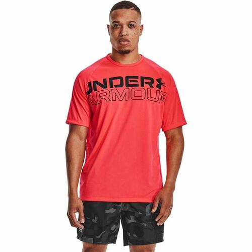 Kortærmet T-shirt til Mænd Under Armour Tech 2.0 Rød XL