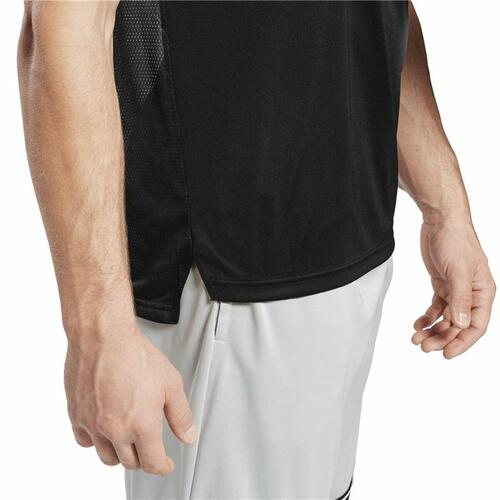 Kortærmet T-shirt til Mænd Reebok Workout Ready Tech Sort L
