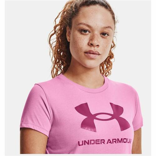 Kortærmet T-shirt til Kvinder Under Armour Graphic Pink S