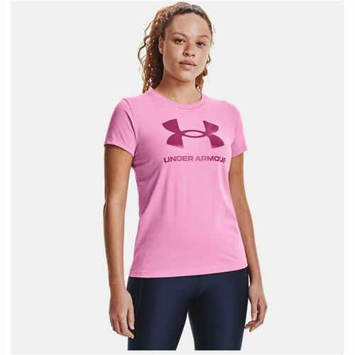 Kortærmet T-shirt til Kvinder Under Armour Graphic Pink S