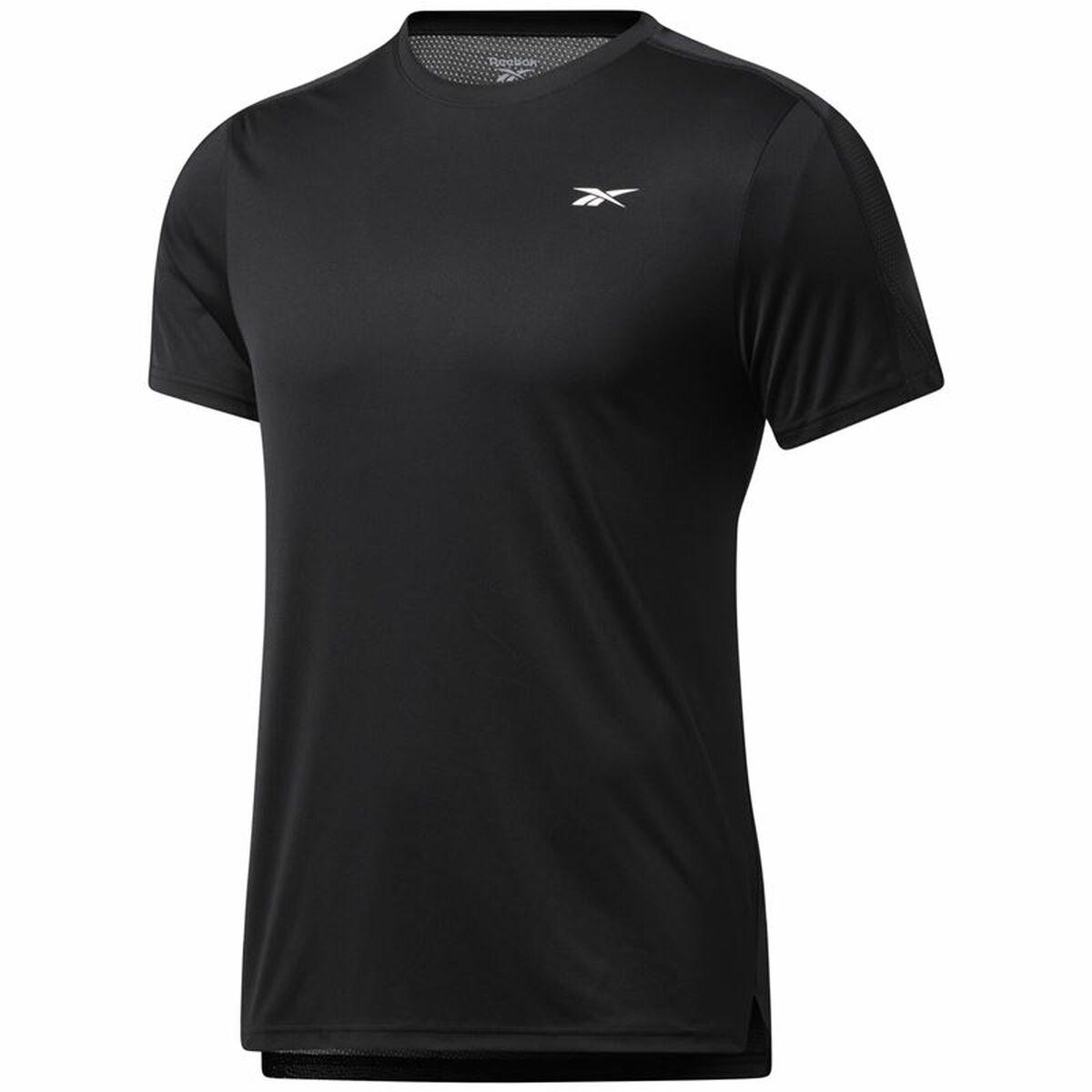 Kortærmet T-shirt til Mænd Reebok Workout Ready Tech Sort XL