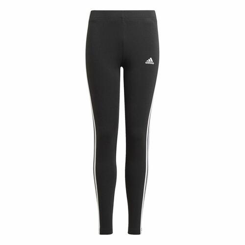 Sport leggings til børn Adidas Essentials 3 Stripes Sort 9-10 år