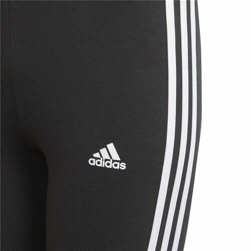 Sport leggings til børn Adidas Essentials 3 Stripes Sort 9-10 år
