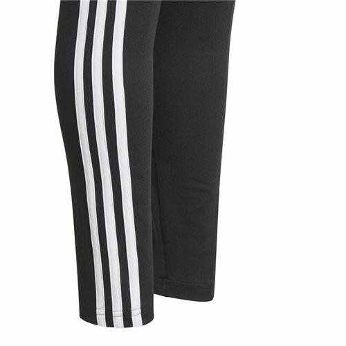Sport leggings til børn Adidas Design 2 Move 3 Stripes Sort 5-6 år