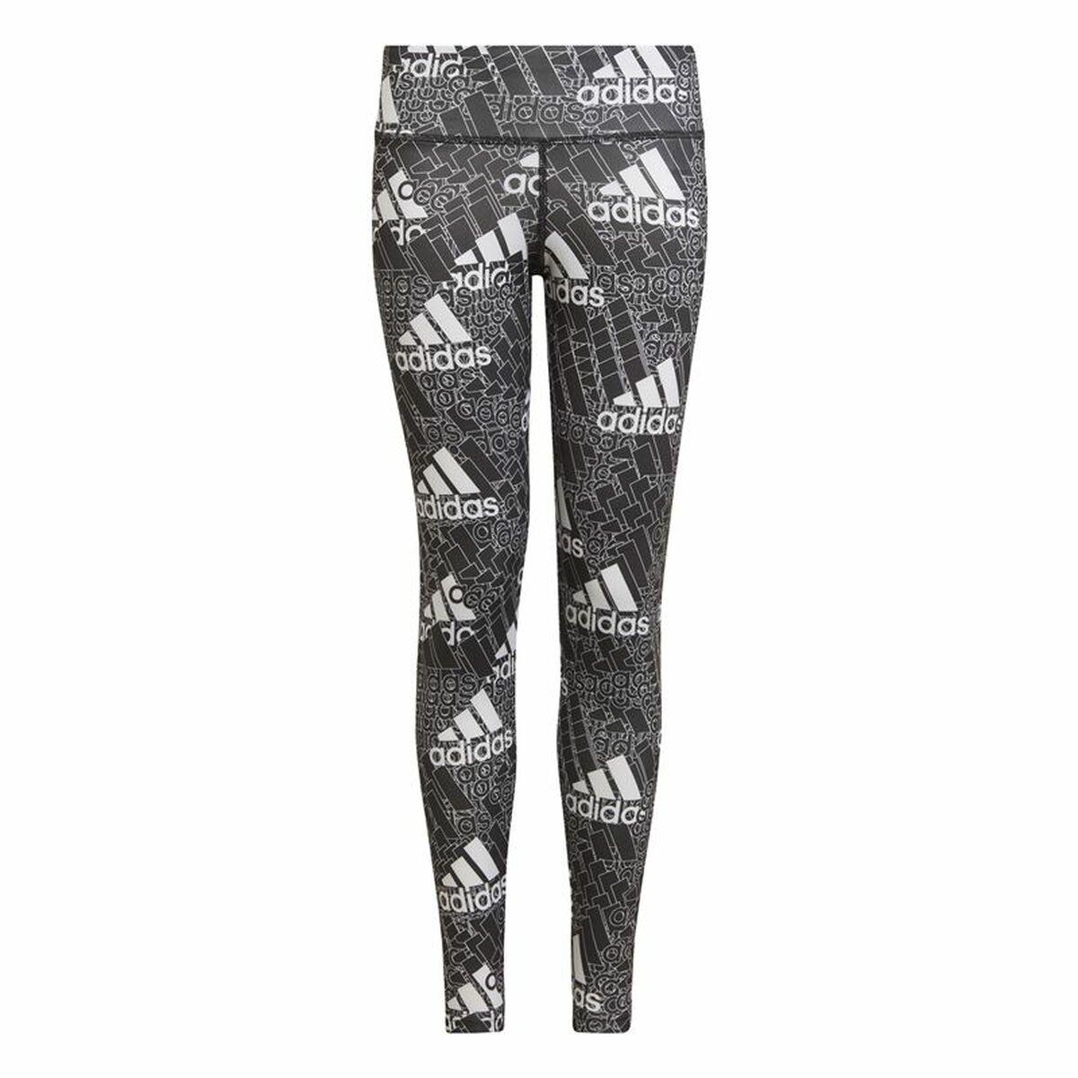 Sport leggings til børn Adidas Designed To Move Grå Sort 7-8 år