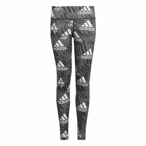 Sport leggings til børn Adidas Designed To Move Grå Sort 14-15 år