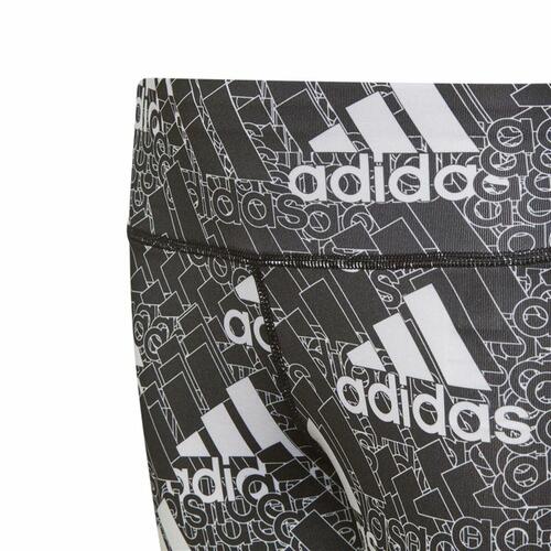 Sport leggings til børn Adidas Designed To Move Grå Sort 14-15 år