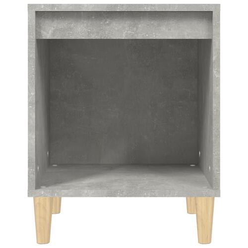 Sengebord 40x35x50 cm betongrå