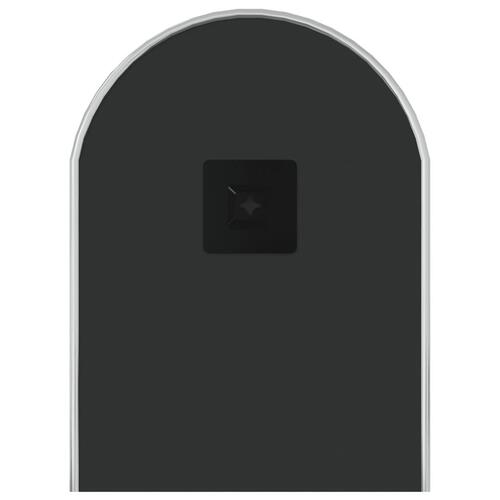 Vægspejl 60x25 cm oval sølvfarvet