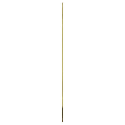 Vægspejl 100x45 cm oval guldfarvet