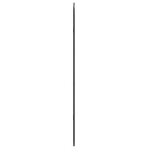 Vægspejl 100x45 cm oval sort