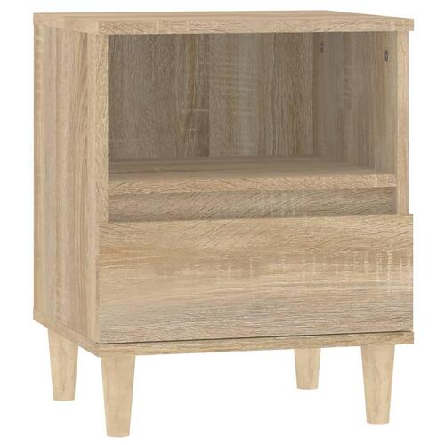 Sengebord 40x35x50 cm sonoma-eg