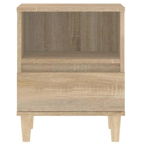 Sengebord 40x35x50 cm sonoma-eg