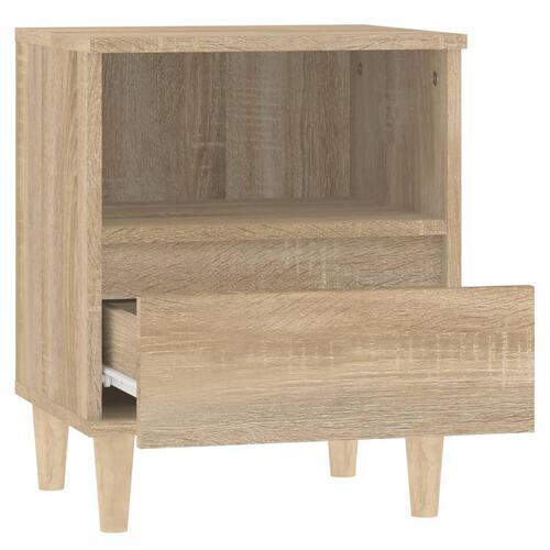 Sengebord 40x35x50 cm sonoma-eg