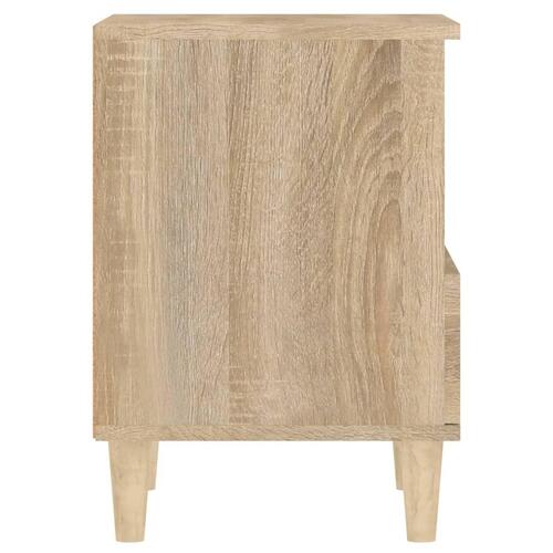 Sengebord 40x35x50 cm sonoma-eg