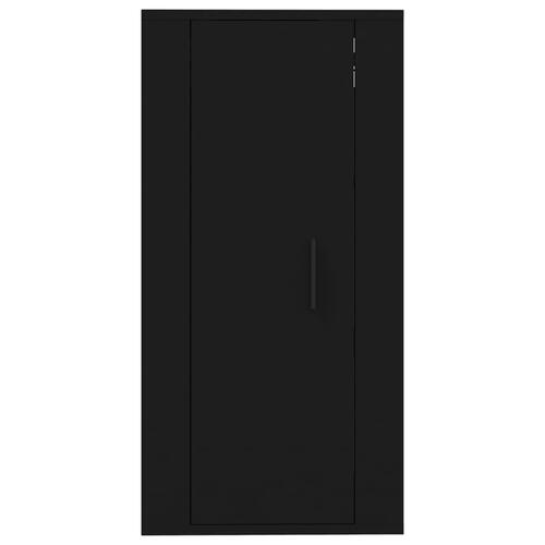 Væghængt tv-skab 40x34,5x80 cm sort