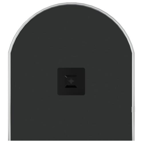 Vægspejl 70x30 cm oval sølvfarvet