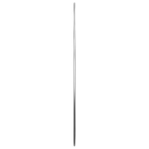 Vægspejl Ø 50 cm rund sølvfarvet
