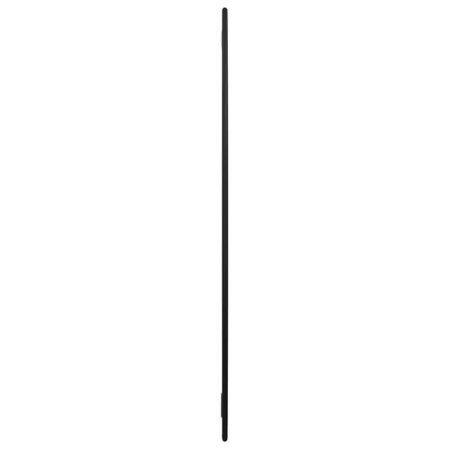 Vægspejl Ø 60 cm rundt sort