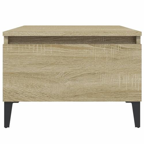 Sidebord 50x46x35 cm konstrueret træ sonoma-eg