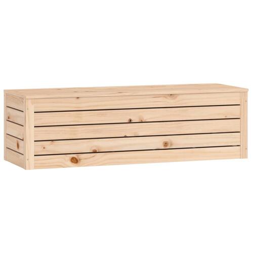 Opbevaringskasse 109x36,5x33 cm massivt fyrretræ