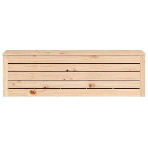 Opbevaringskasse 109x36,5x33 cm massivt fyrretræ