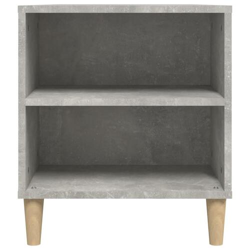 Tv-bord 102x44,5x50 cm konstrueret træ betongrå