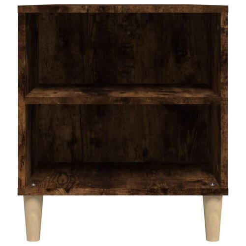 Tv-bord 102x44,5x50 cm konstrueret træ røget egetræ