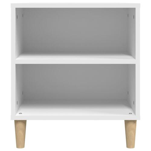 Tv-bord 102x44,5x50 cm konstrueret træ hvid