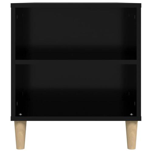 Tv-bord 102x44,5x50 cm konstrueret træ sort